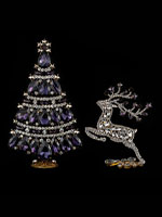 christmas-tree-with-purple-crystals-and-reindeer