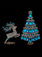 christmas-tree-with-blue-crystals-and-reindeer