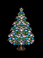 3d christmas tree multicolor